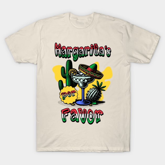 Margarita’s por favor T-Shirt by Polynesian Vibes